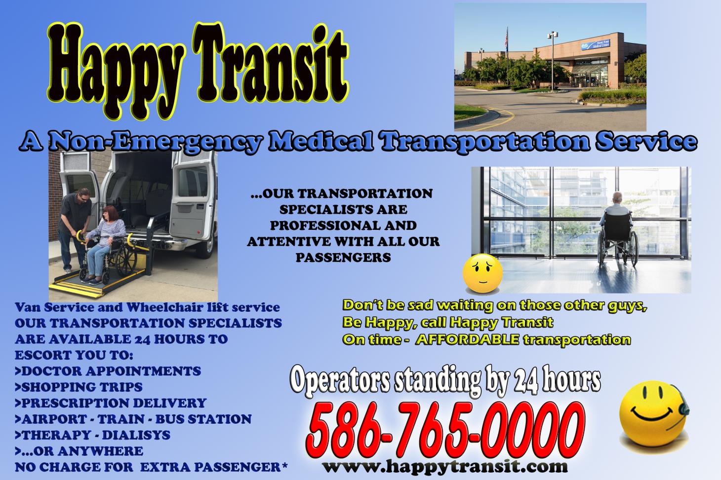 Happy Transit | Chesterfield, MI : (586) 765-0000